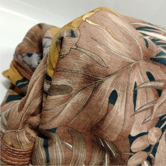 Salvatore Ferragamo Jungle Print with Leopard Brown & Yellow EUC - Picture 7 of 16